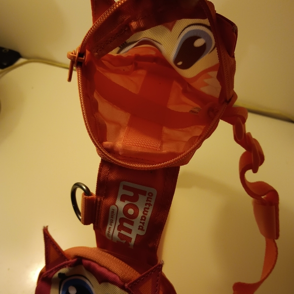 Dog Harness Saddle Bags  Style Outward Hound S/M Orange Owl Motif - Picture 9 of 9